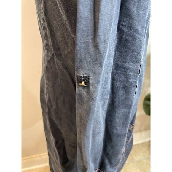 Moda İlgi Embroidered Tencel Long Jacket With Pockets - Picture 4 of 16